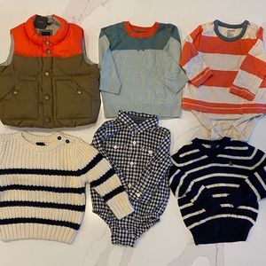 BabyGap 6 Piece Dressy Winter Bundle 12-18mo Boy